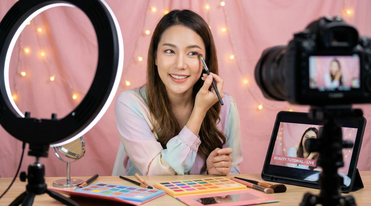 溏心美妆视频教程